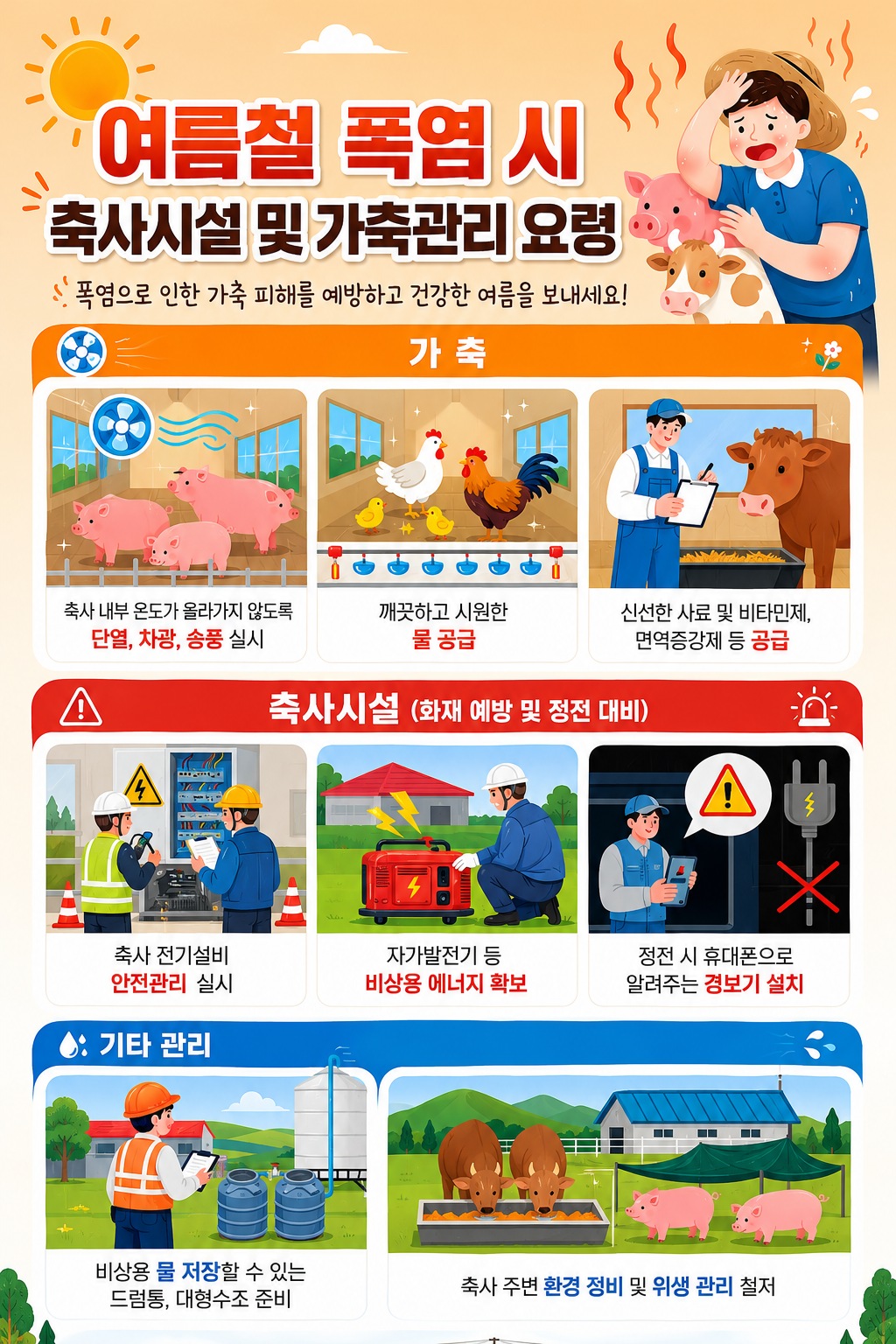 경남도, 폭염 대응 축산현장 점검 강화!