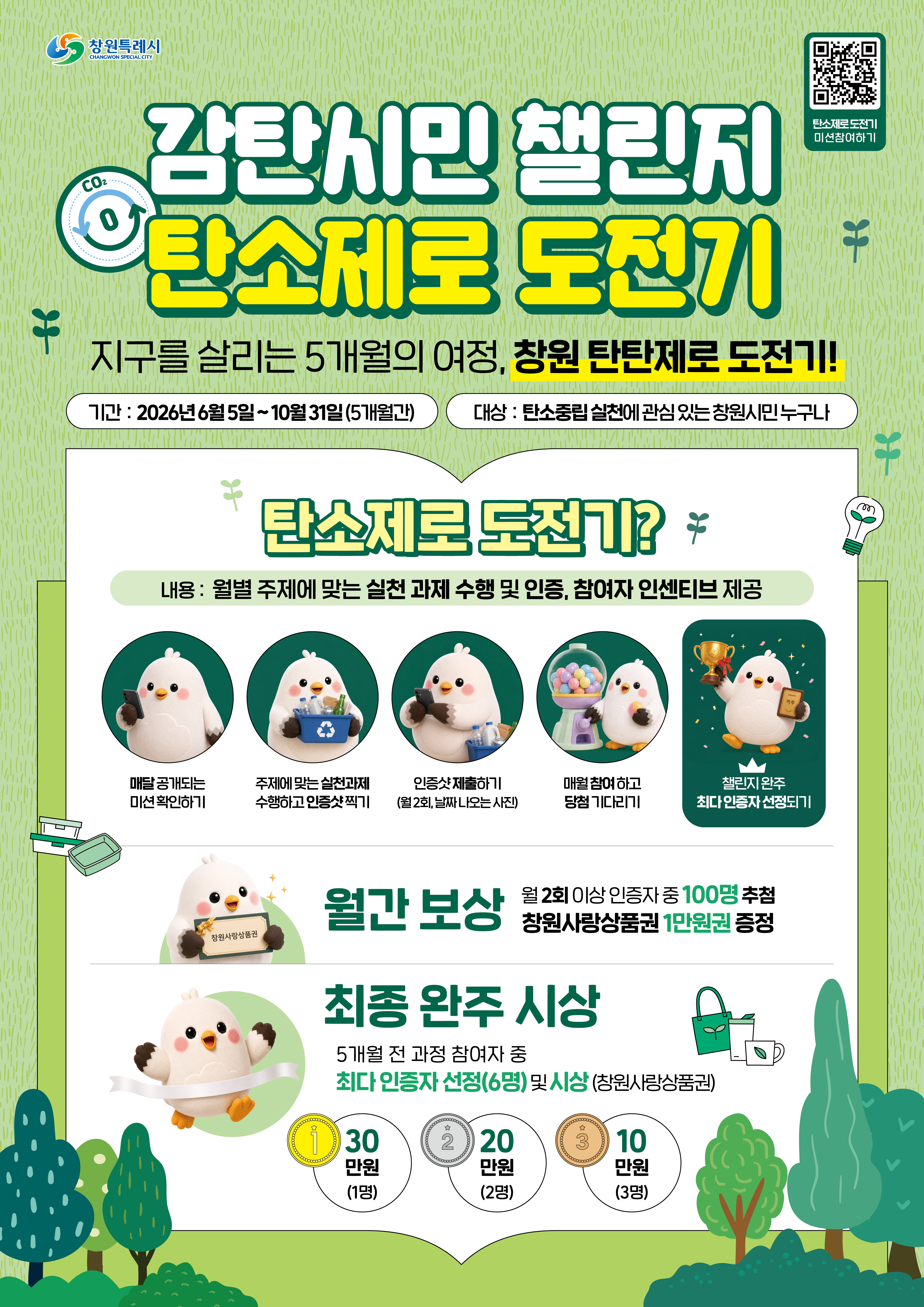 창원특례시, 탄소중립 대여정‘감탄시민 챌린지’순항